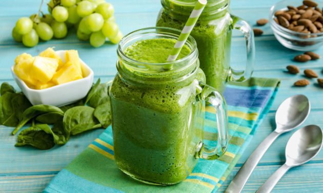 Con estos jugos verdes puedes perder las libras del vientre