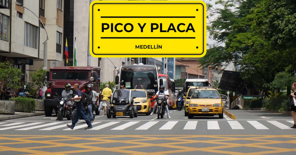 Pico and Plate en Medellín hoy, 4 de abril de 2025