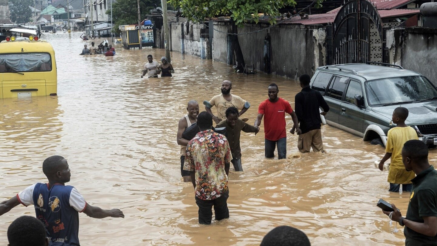 Más de 100 muertos en inundaciones en la República Democrática del Congo