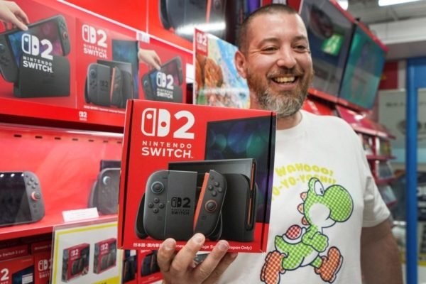 Nintendo vende un récord de 3.5 millones de unidades de sus nuevas consolas Switch 2 en solo cuatro días