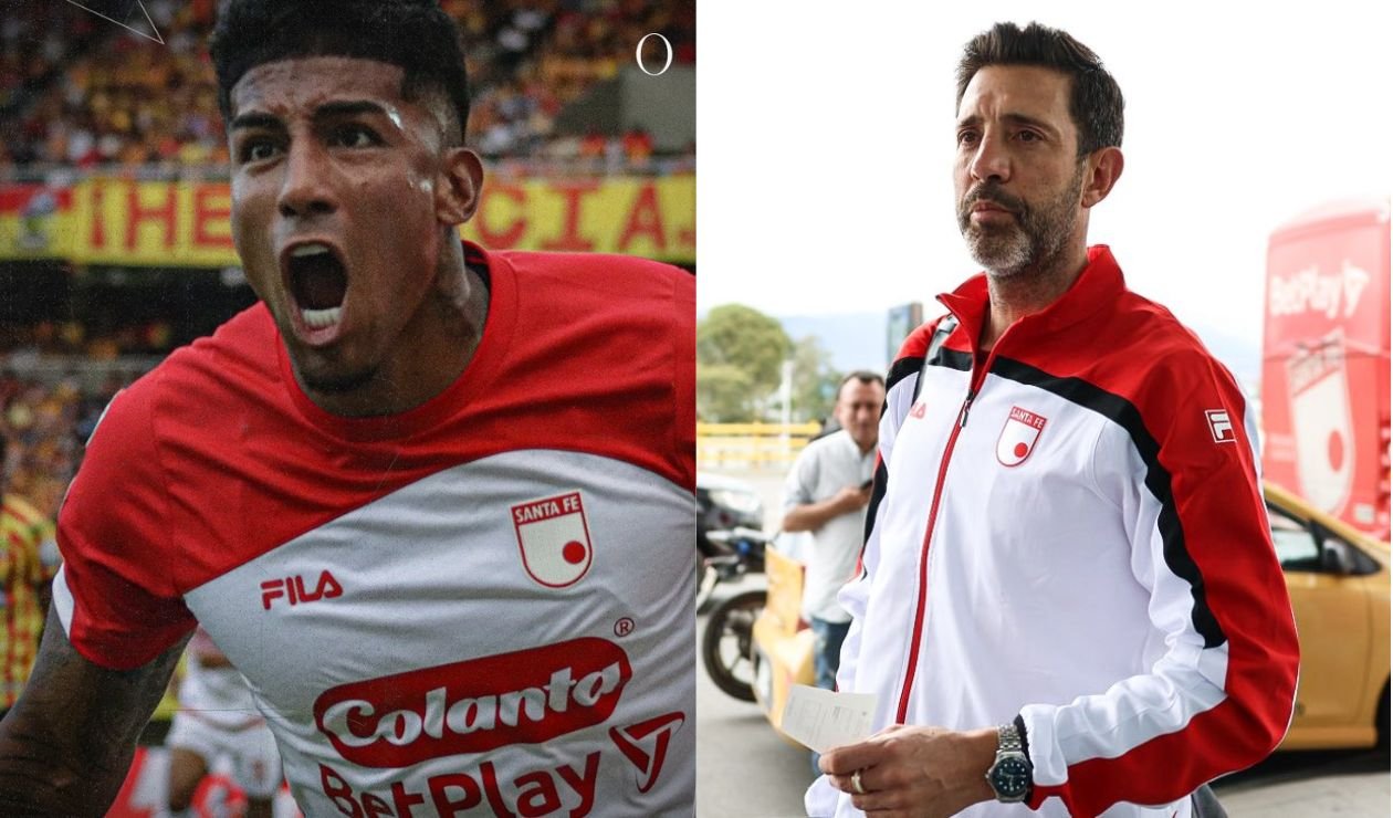 Bava explotó después del debut de Santa Fe en la liga Betplay: "Se queda con ira"