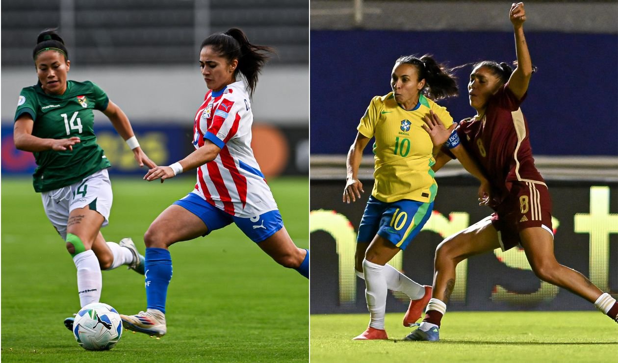 Posiciones femeninas de Copa América después de la fecha 1