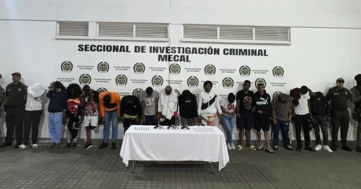 Tres estructuras criminales en Cali desarticulada
