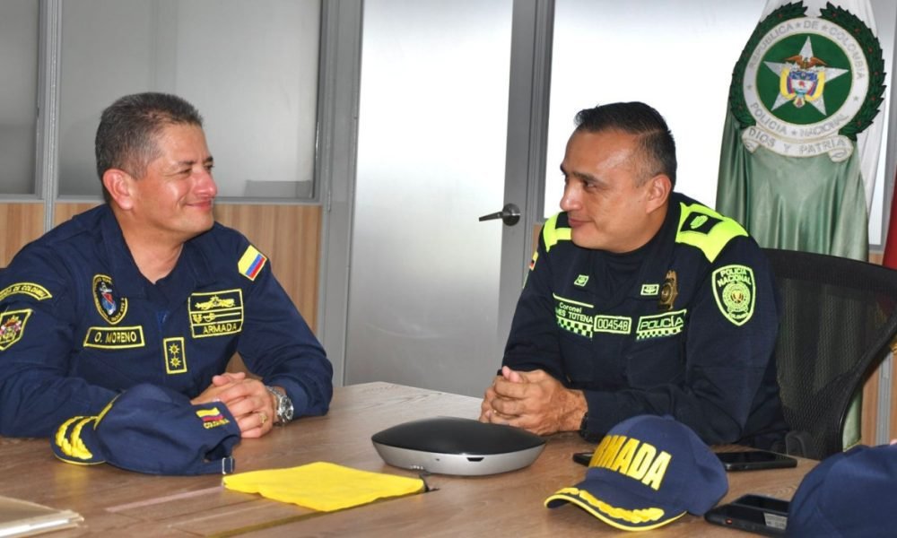 Comandante del Cesyp se reúne con jefe policial para gestionar estrategias de seguridad en San Andrés - el Extra